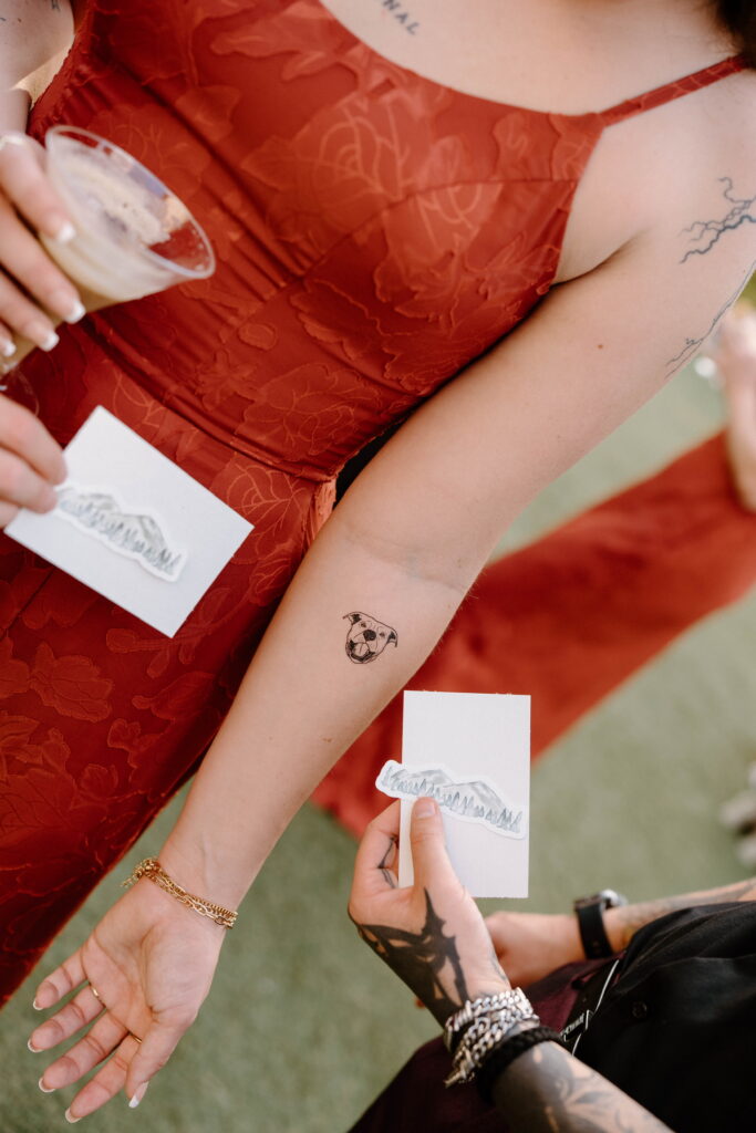 Interactive wedding guest experience vending machine in Cleveland Georgia
